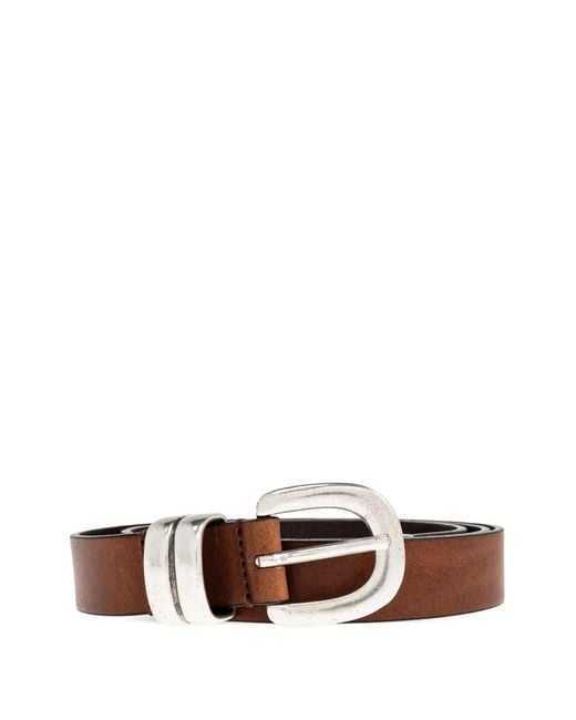 By Malene Birger White Ceinture Zoilo À Boucle En Métal