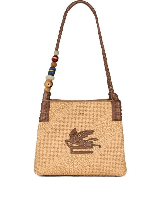 Borsa Tote Libra Piccola di Etro in White
