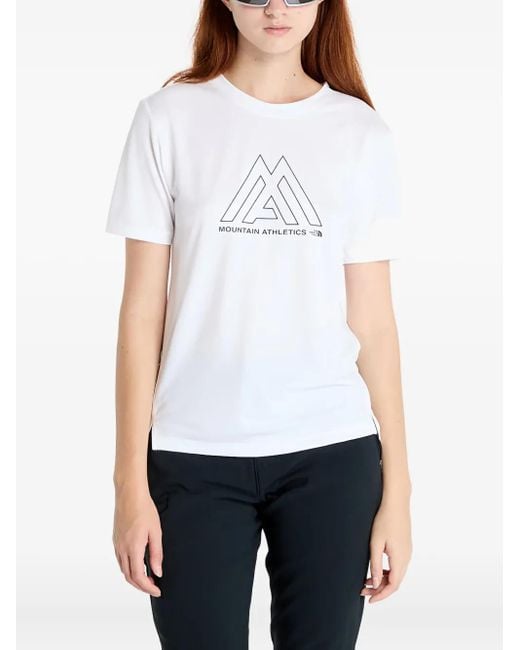 Camiseta Mountain Athletics The North Face de color White