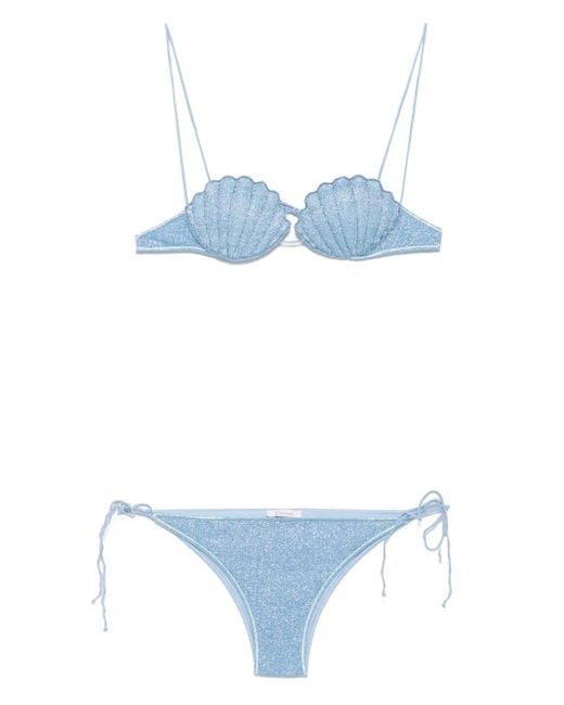 Oseree Blue Lumiere Shell Two Piece