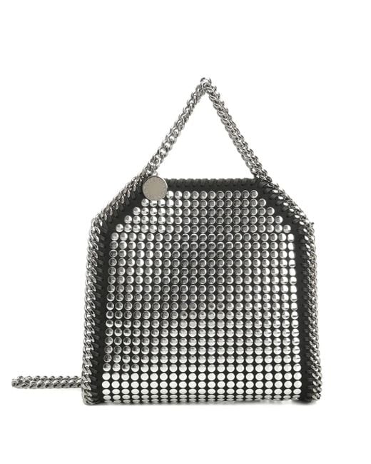 Stella McCartney Black Falabella Embellished Tote Bag