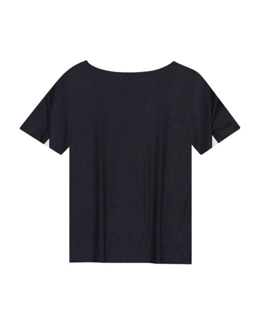 Remain Black Round-Collar T-Shirt