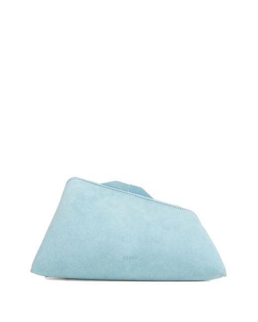 The Attico Blue 8.30PM Clutch aus Wildleder