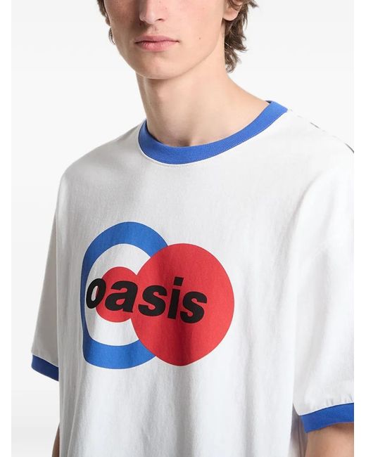 Pleasures White X Oasis 1996 T-Shirt for men