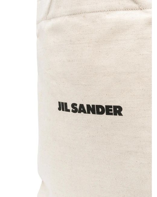 Jil Sander Natural Canvas Logo