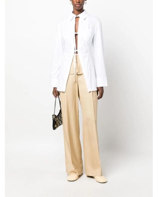 Jacquemus Natural Trousers