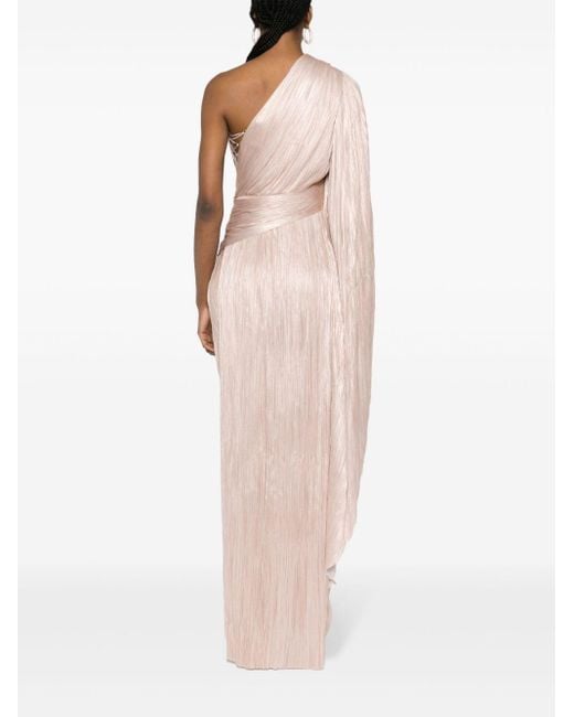 Robe longue Rebeca à design asymétrique Maria Lucia Hohan en coloris Pink