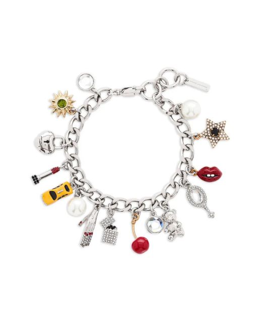 Marc Jacobs White The Trinket Charm Bracelet