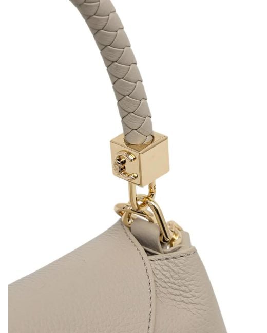 Coccinelle Natural Braided-Handle Leather Tote Bag