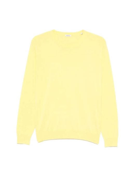 Aspesi Yellow Crew-Neck Sweater