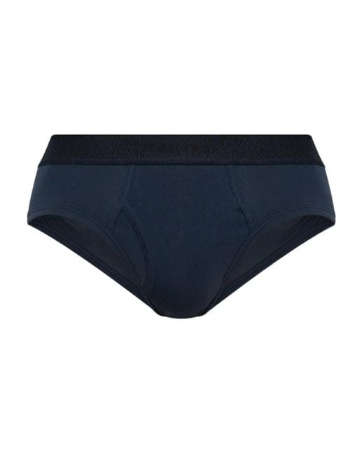 Tom Ford Blue Logo-Waistband Briefs for men