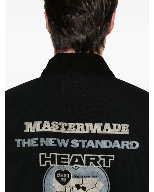 Carhartt Jacke aus Bio-Baumwolle in Black für Herren