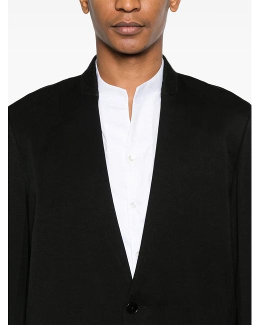Jil Sander Black Wool Tailored Jacket for men