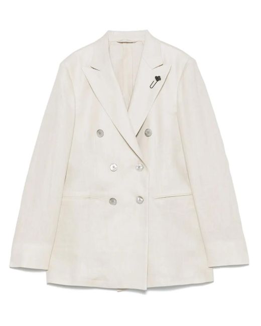 Lardini ダブルジャケット White
