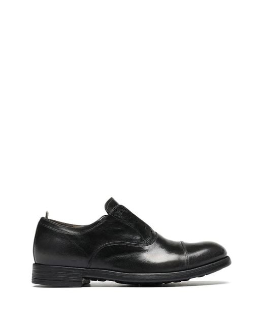 Officine Creative Black Chaussures Richelieu Chronicle for men