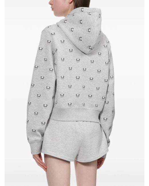 AAPE BY A BATHING AP White Panda-Print Hoodie