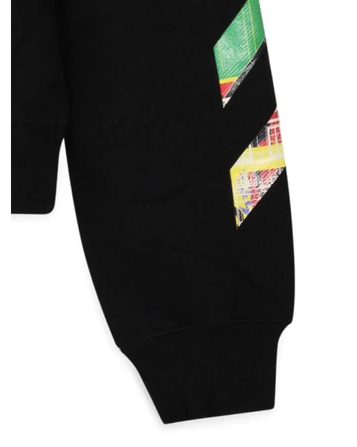 Off-White c/o Virgil Abloh Black Arrows Diag-Stripe Hoodie for men
