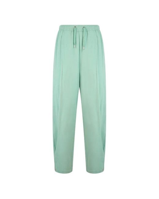 Herno Green Drawstring Cuffed Trousers