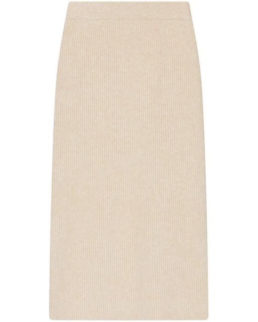 Cult Gaia Natural Jodie Knit Skirt