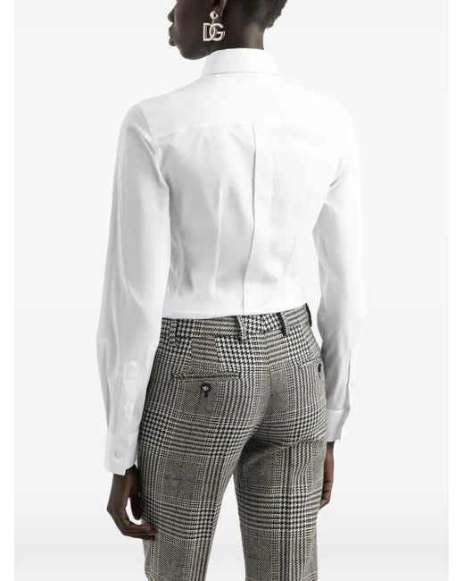 Dolce & Gabbana White Button-fastening Shirt