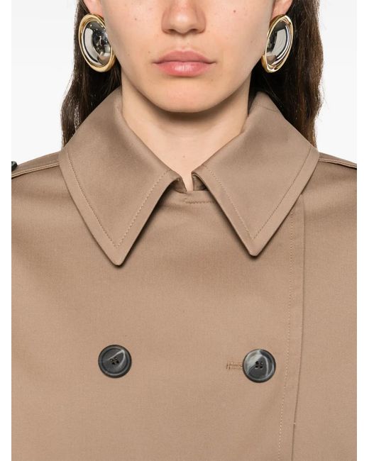 By Malene Birger Natural Alisandra Double-Breasted Military Jacket