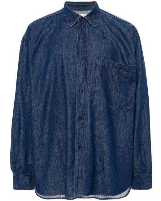 Frankie Shop Tanner Denim Overhemd in het Blue voor heren