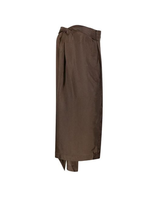 Rohe Brown Strapless Top