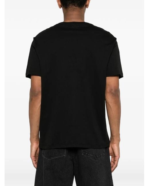 Calvin Klein Black Logo-Debossed T-Shirt for men