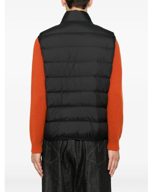 Chaleco Contrin Moncler de hombre de color Black