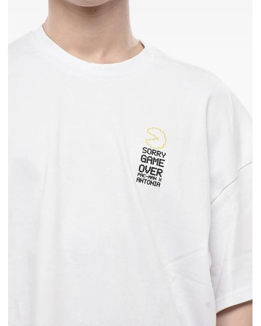 W/STUDIO White X Pac- Antonia Graphic-Print T-Shirt for men