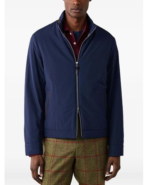 Hackett Blue Lightweight Blouson Jacket for men