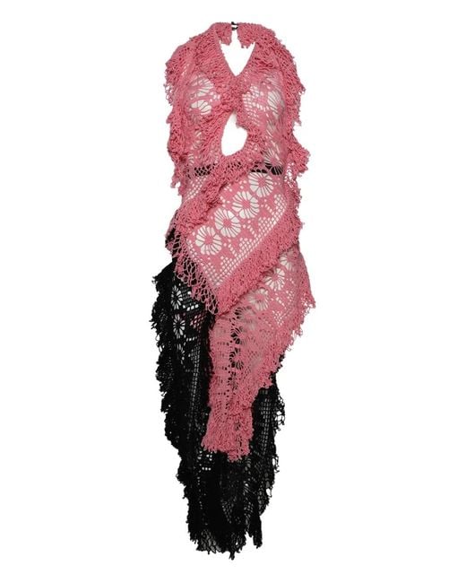 DIOTIMA Pink Drift Asymmetric Dress