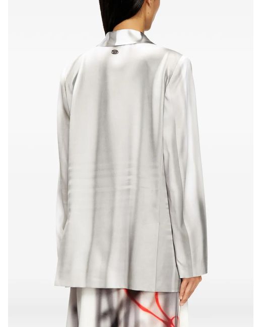 DIESEL White Jackets Cu Vi