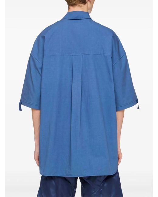 J.W. Anderson Poloshirt Mit Gesteppter Tasche in Blue für Herren