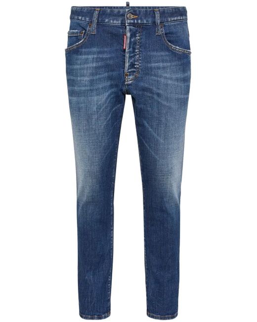 DSquared² Blue 5-Pocket Travel Pants for men