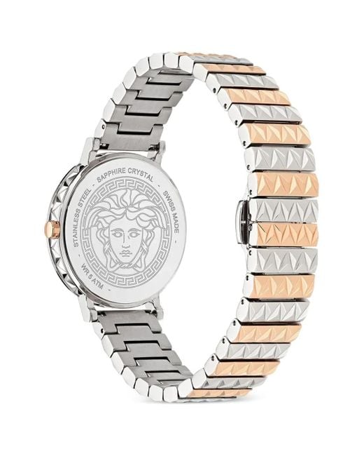 Reloj Deadalus de 35 mm Versace de color White