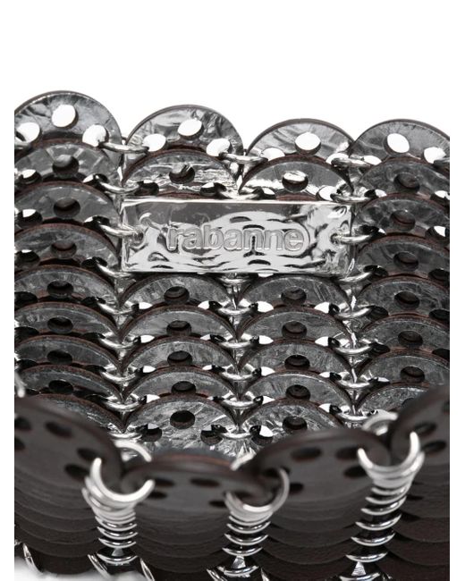 Rabanne Black Chain-Link Shoulder Bag