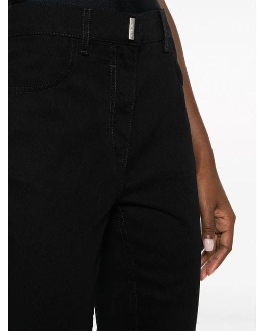 Givenchy Black High-Waisted Flared Jeans
