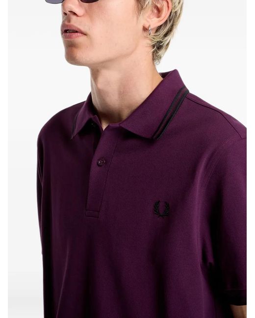 Fred Perry Purple M3600 Polo Shirt for men