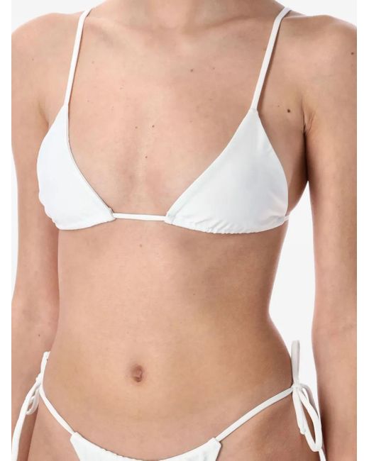 Swim By Di White Klassischer Triangel-Bikini