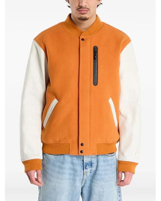 Nike Orange Destroyer Bomber Jacket for men