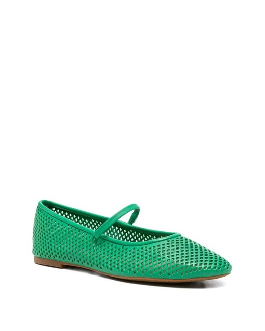Ralph Lauren Green Jayna Flat Pumps