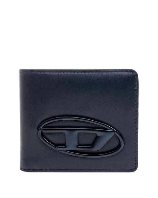 DIESEL Blue Holi-D Bi-Fold Wallet