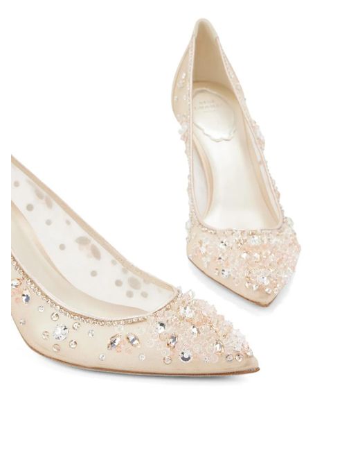 Pumps Cinderella 75Mm di Rene Caovilla in Natural