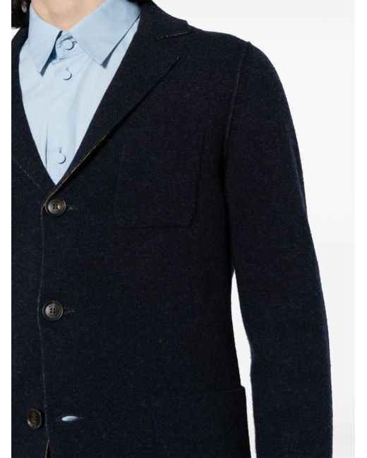 Blazer en laine à simple boutonnage Gucci pour homme en coloris Blue