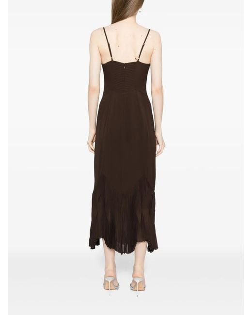 Reformation Brown Aiko Dress