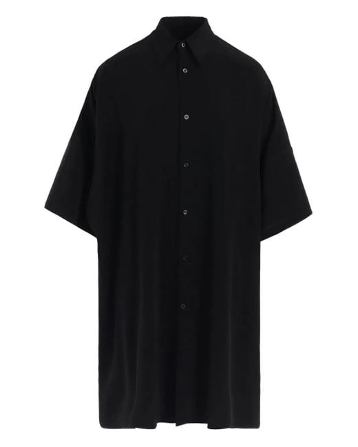 Y's Yohji Yamamoto Black Buttoned Shirt
