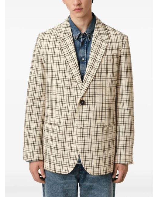 AMI Natural Semi-Lined Blazer for men