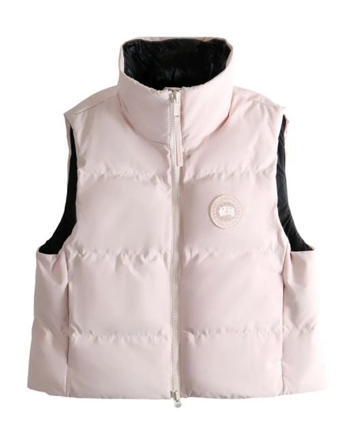 Canada Goose ジップアップ ベスト Pink