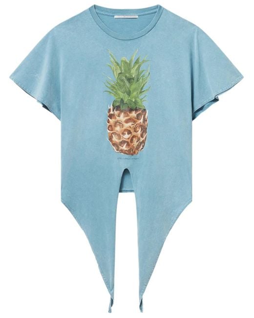 Stella McCartney プリント Tシャツ ブルー | Lyst